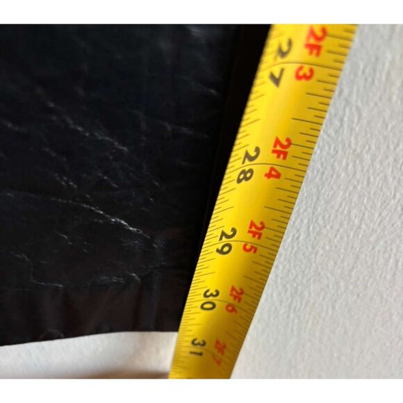 Vintage Y2K GAP Original Fit Womens Genuine Leather Bootcut Pants Black Size 8 - Picture 8 of 11